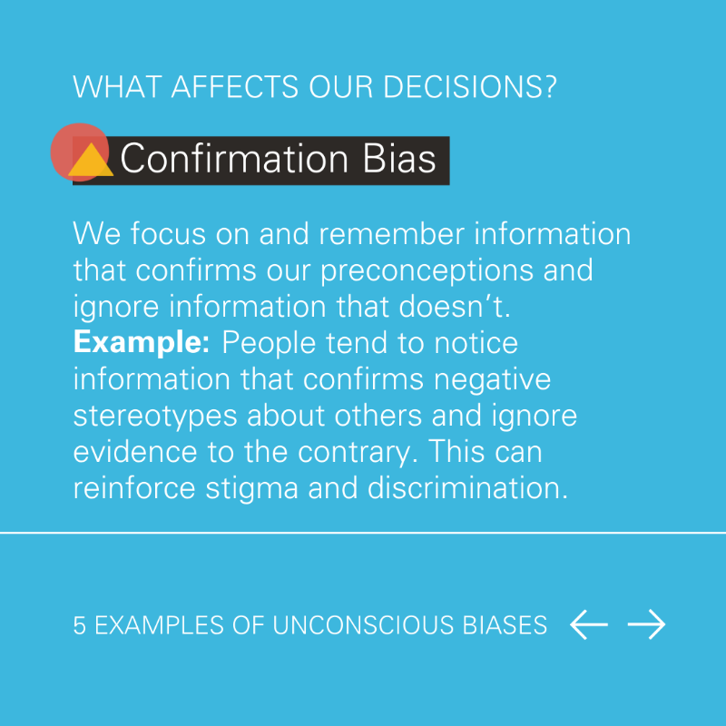 UNICEFInnocenti's tweet photo. What affects our decisions? 
 
💡 Availability bias 
💡 Confirmation bias 
💡 Choice overload
💡 Omission bias 
💡 Present bias 

At the #BIRDLab, we do research on how to help people follow through with their intentions. 
 
Learn more 👇