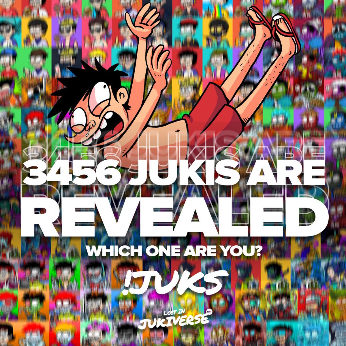 SHOW OFF YOUR JUKIS AND GET 1 ETH!!!

1. Change your PFP to your Juki (whichever suits your personality best, as long as you’re the holder)
2. RT and Like this tweet
3. Reply to this tweet as JUKS as you can 👀

in 72 hours, 1 lucky holder will get 1 ETH prize!
#JUKIVERSE
