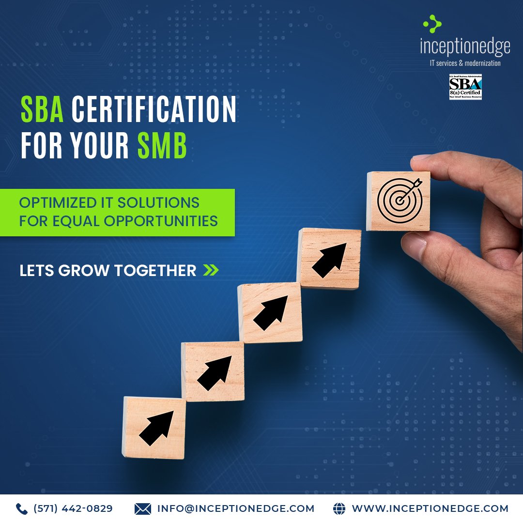 The SBA certification enables inceptionedge to work with small to medium businesses and provide robust IT solutions for their optimum business growth.

Contact us to know more bit.ly/3CCNYV0 

#inceptionedge #SBACertified #BusinessGrowth