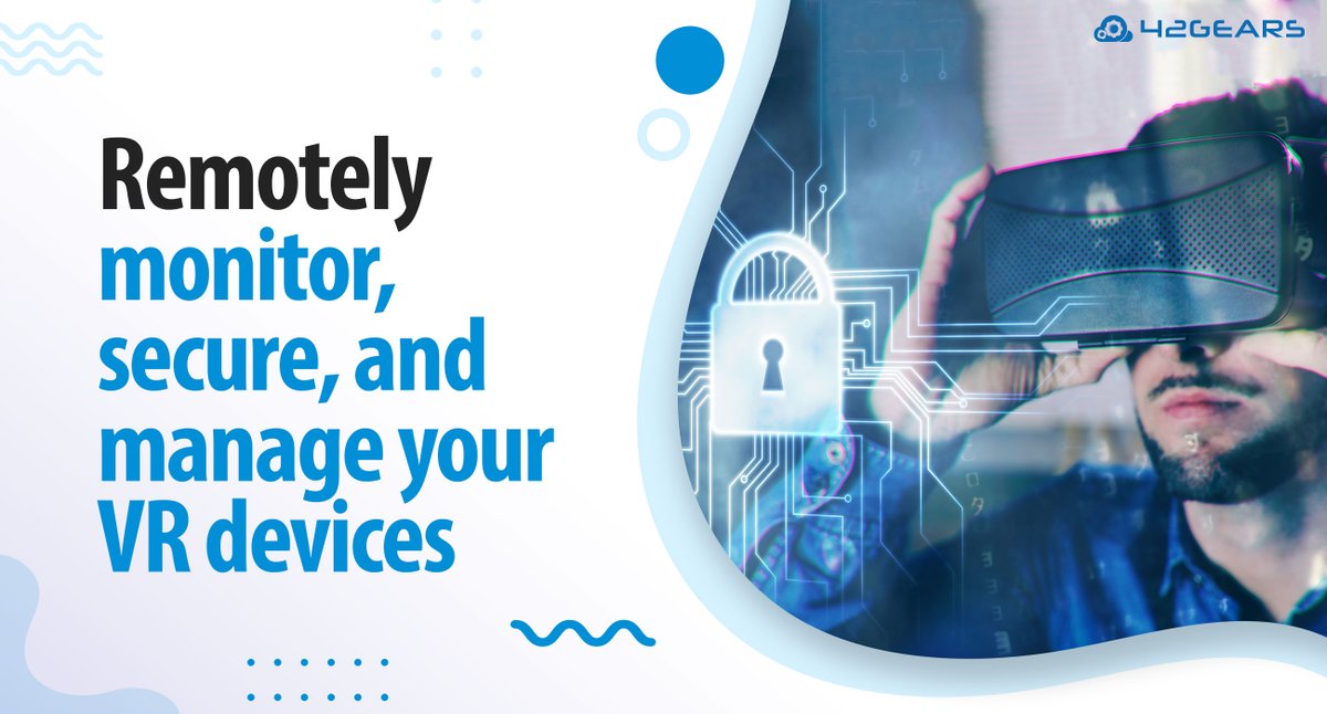 42gears's tweet photo. 42Gears VR Device Management solution offers remote management and lockdown capabilities for Virtual Reality headsets. Learn how to turn your VR Devices into dedicated purpose devices: https://t.co/A1XmkX7slC

#VR #VRdevices #remoteaccess #futureofwork #Managedservices #42Gears https://t.co/hiaXQcEKTh