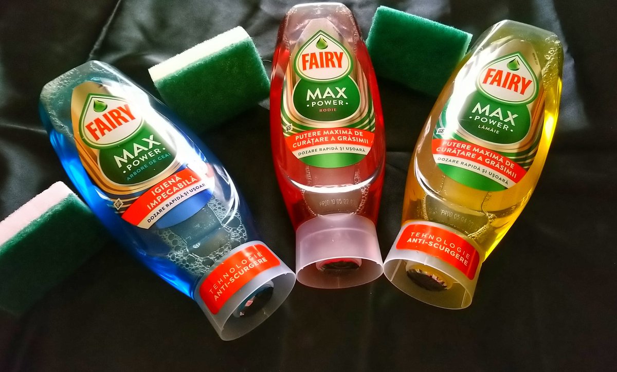 Gabbella_'s tweet photo. Am primit cele 3 variante de detergent Fairy Max Power: #Lamaie #Arboredeceai #Rodie .
Pe langa faptul ca indeparteaza urmele dificile de mancare, noul ambalaj este genial ❤
Spalarea cu Fairy Max Power iti ofera o curatare rapida si eficienta 🙂

#BUZZFairy #BUZZFairyMaxPower https://t.co/j9pLXmGZn3