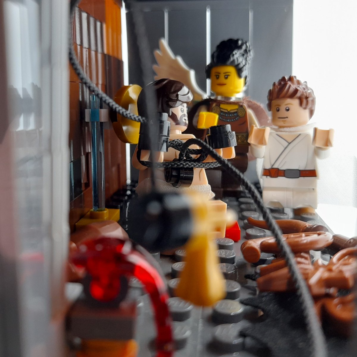 mog21's tweet photo. The great painter #velazquez was baptised #OTD 6 June 1599 here's #Christ #Contemplated by the #Christian #Soul reinterpreted in @LEGO_Group after original @NationalGallery #diegovelazquez #angel #prayer #vision #LEGO #column #thepassion #arthistory #BAROQUE #spanishart #light https://t.co/qqIGyisvGw