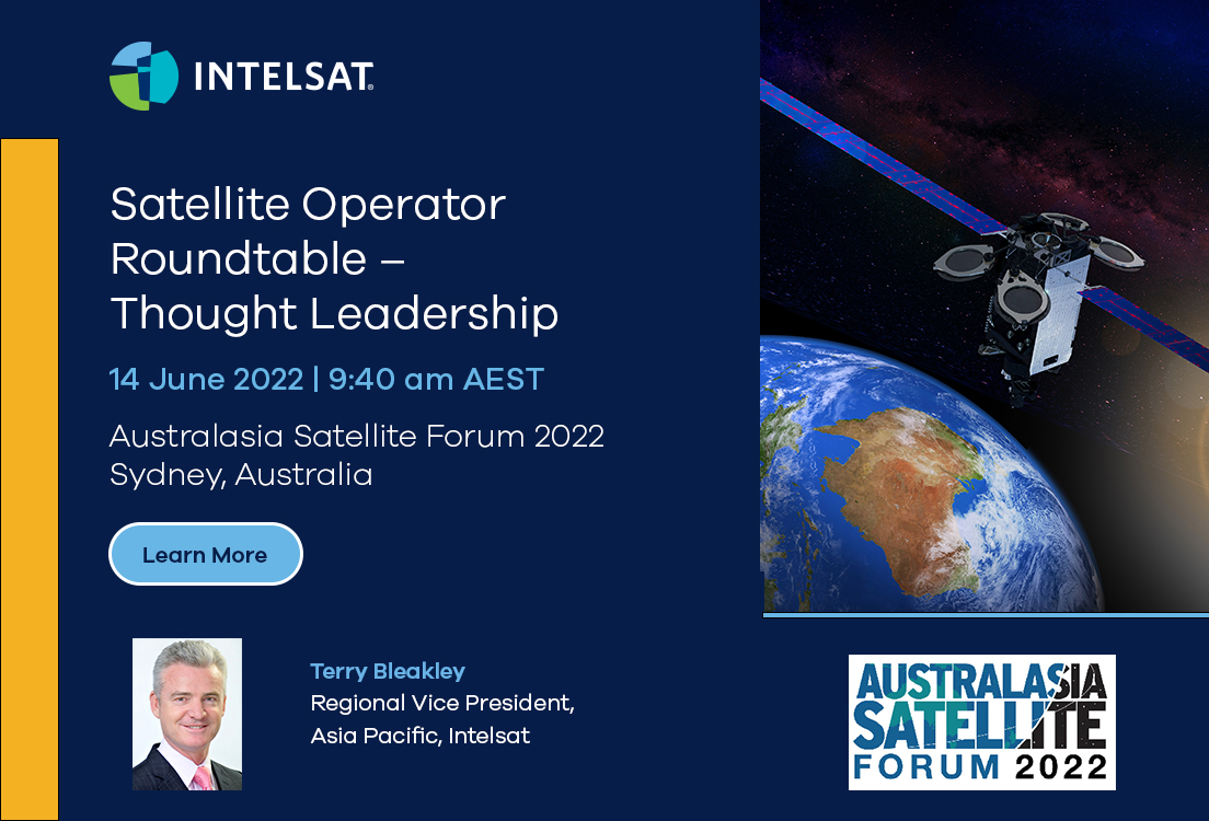 BizDevJon's tweet photo. If you’re at #ASF2022, don’t miss the Satellite Operator Roundtable where Intelsat’s Terry Bleakley and fellow leaders will discuss post-pandemic trends, the “new normal” &amp; what it means for the future of our industry: https://t.co/rM2aV650qJ. #satellite #connectivity https://t.co/XZjf4bXvLK