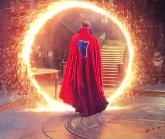 woollychaps's tweet photo. i love shots from behind when you can only see his head and cloak and he looks like an expensive perfume bottle https://t.co/i3GaRrOrWU