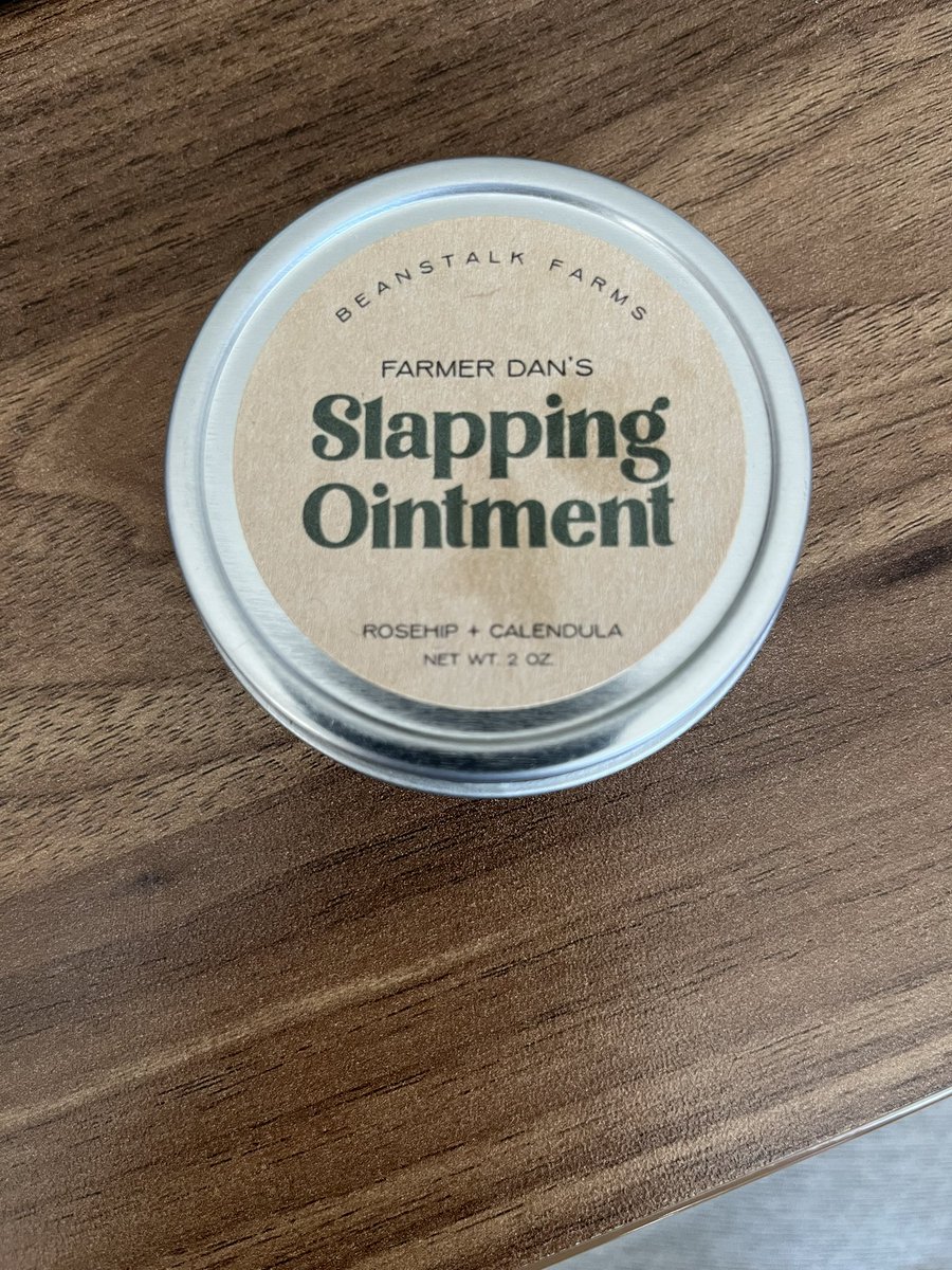 Can’t wait for the <a href="/BeanstalkFarms/">Beanstalk Farms</a> barn raise today. Good thing my skin is always kept hydrated with <a href="/BeanFarmerDan/">Farmer Dan 🌱💵</a>’s slapping ointment, will need it when the excessive bean mints start rolling back in. Thanks @LawDumpling !