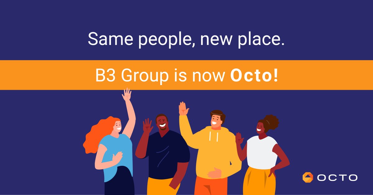 B3GroupInc's tweet photo. This is the last post for the B3 social channels. Please follow us over at @octoconsulting and visit us at https://t.co/h4ebYmtQkp to keep up with us! https://t.co/kP2o4auCCj