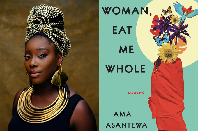 WOMAN, EAT ME WHOLE is the debut poetry collection by Ghanaian poet Ama Asantewa Diaka (<a href="/poetra_asantewa/">Poetra</a>) The 48 poems explore themes of beauty, mental health, trauma, womanhood, and more. They bring a deep metaphysical vision to the feminist imagination.

brittlepaper.com/2022/06/ghanai…