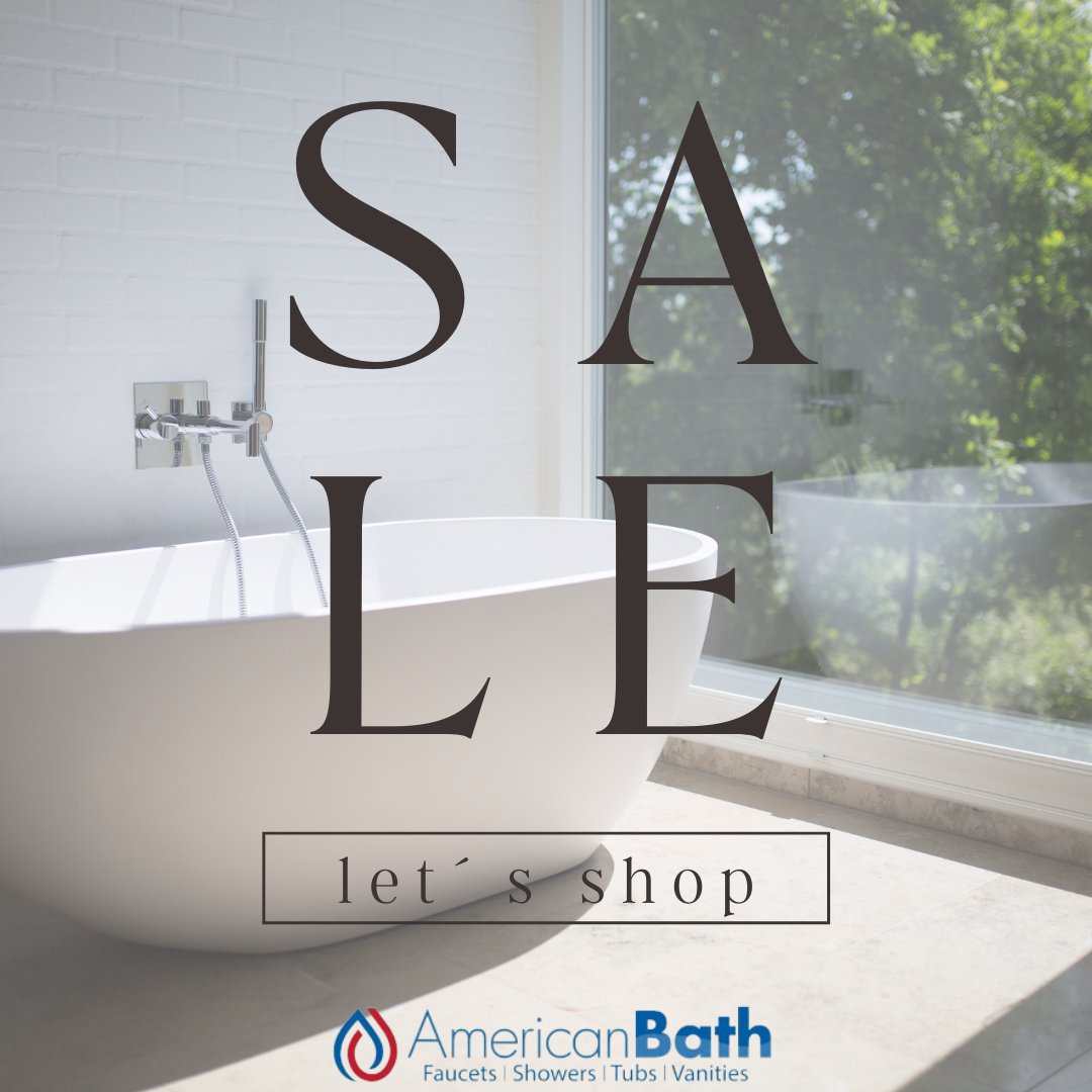 american_bath's tweet photo. SALE! https://t.co/qHg8rTPEbI