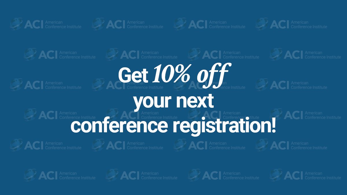 ACIMarketing's tweet photo. Interested in attending an #ACI conference? Follow our new account – @ACI_Conferences – and receive 10% off your next conference registration.
1. Follow @ACI_Conferences
2. DM us saying you’ve joined
3. We’ll send a promo code that you can use on our website
Conditions apply. https://t.co/rWBuZ4z4Gb
