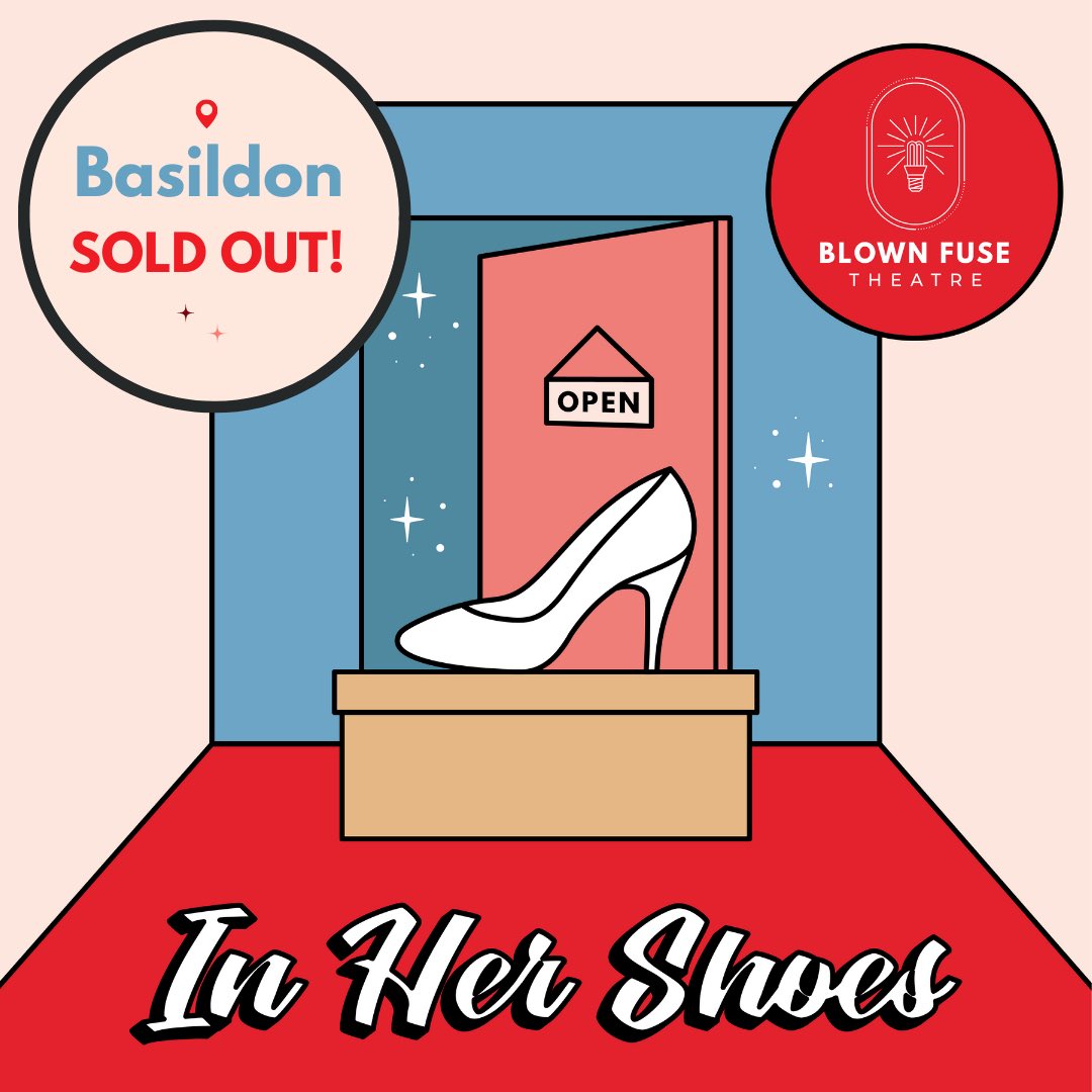 Our Basildon tour dates for In Her Shoes are now SOLD OUT! WOW! Thank you to everyone who has booked their ticket! That means there’s only 2 more chances left to see In Her Shoes this July. @CreativeBasild1 #InHerShoes2022 #ImmersiveTheatre #AudioInstallation #Basildon