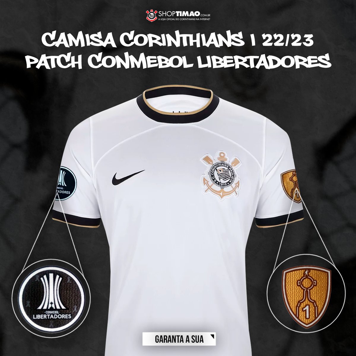 Camisa do Corinthians I 23 Jún…
