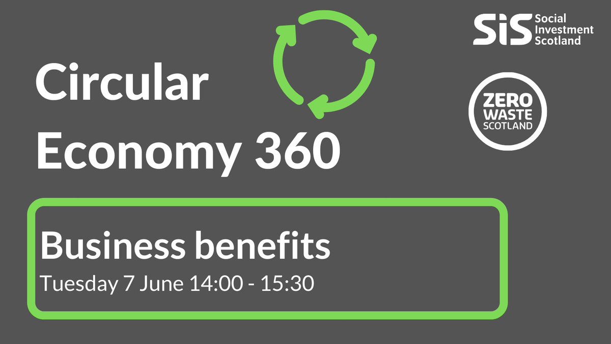 Our final #CircularEconomy 360 session takes place tomorrow!

The sessions have covered such an amazing range of subject and have been everything from informative to inspiring to Illuminating.

Tomorrow we'll look at how it can benefit your #business - bit.ly/3KcPZdP