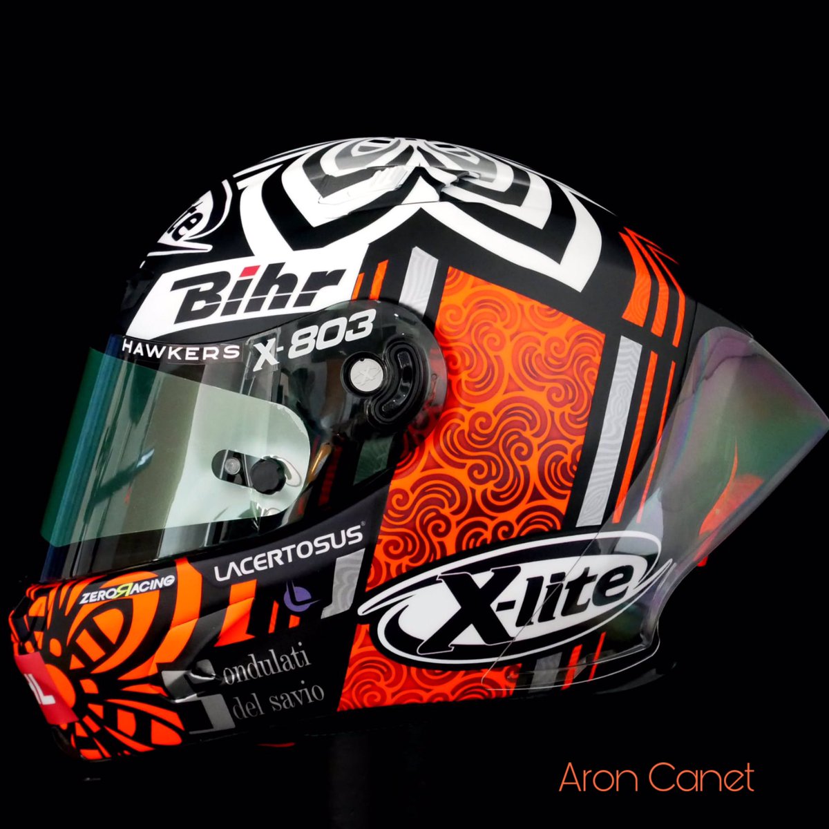 NievesZero's tweet photo. Aron Canet Helmet Design 2022, parece que está abonado al podio, gracias Aron por la temporada que nos estás regalando!!! @aroncanet44  @artiroterol, Arturo Terol Tattoo, Zero Racing Helmet Design @ICanoZeroRacing @NievesZero  @nolan_group #Moto2 https://t.co/STIpGCYrNY