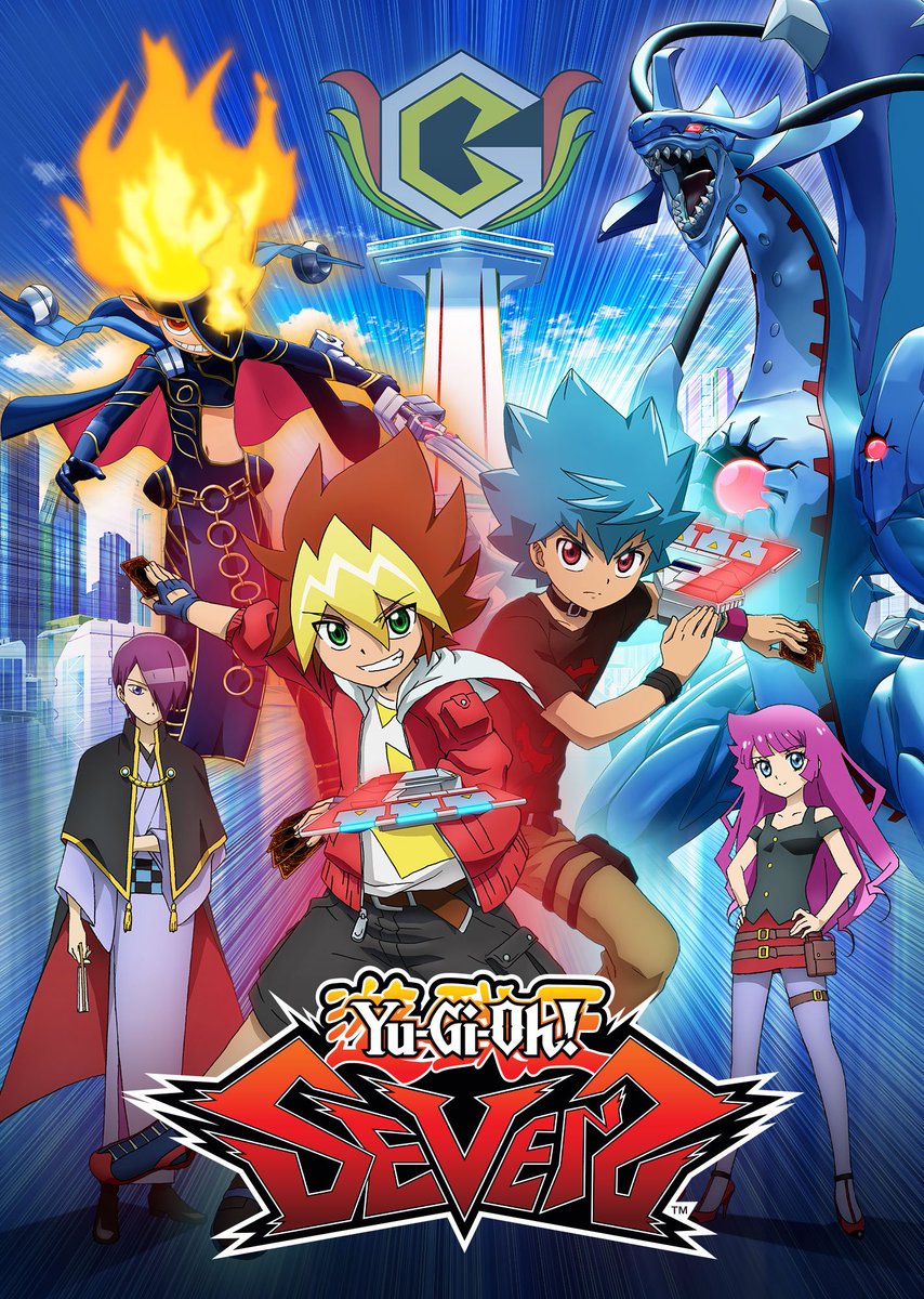 yugioh's tweet photo. TODAY ON DISNEY XD!
Meet the next King of Duels!

Yu-Gi-Oh! SEVENS premieres TODAY on Disney XD and Tomorrow (June 7) on Hulu! 
There will be 2 new episodes EVERY DAY THIS WEEK!
Check your local listings for time and channel.
#yugioh #disneyxd #hulu #yugiohsevens #yugioh7s https://t.co/bpCzvbmIXs