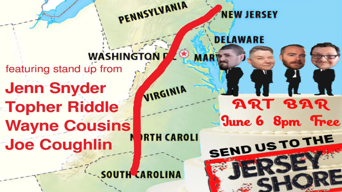 TopherRiddle's tweet image. Tonight @ArtBarSC 8pm we've got a pretty good group of funny people telling jokes. Free show but donations are welcome to help us pay for our upcoming trip to NJ for a wedding.