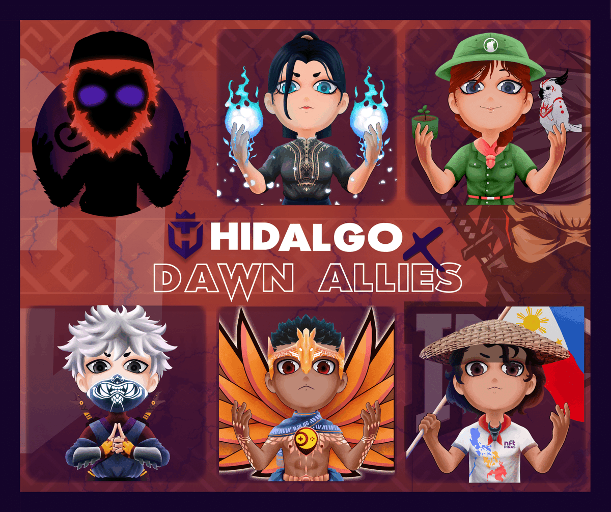 hidalgo_nft's tweet photo. First batch of Dawn Allies Collab NFTs ‼
One of the biggest NFT communities in the NFT space, @ininjaninja ‼
Collab events soon! Twitter space? 👀
#DawnAllies #MetaDeities #HidalgoNFT #CollabNFT #RiseBeyondMeta https://t.co/AfrLR6FmHd