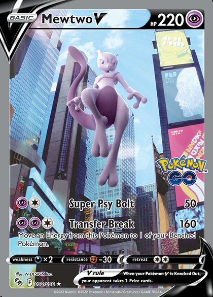 PokéXperto na platformě X: „Carta de Mewtwo VSTAR de la colección de Pokémon  GO  / X