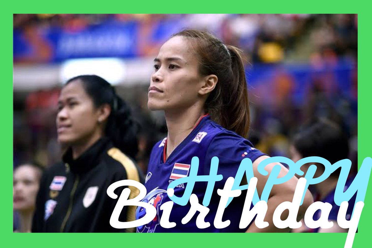 thavolleyball's tweet photo. Happy birthday to our legend #Wilavan! 🎂
_____
#วอลเลย์บอลหญิง https://t.co/1ZazXoINim