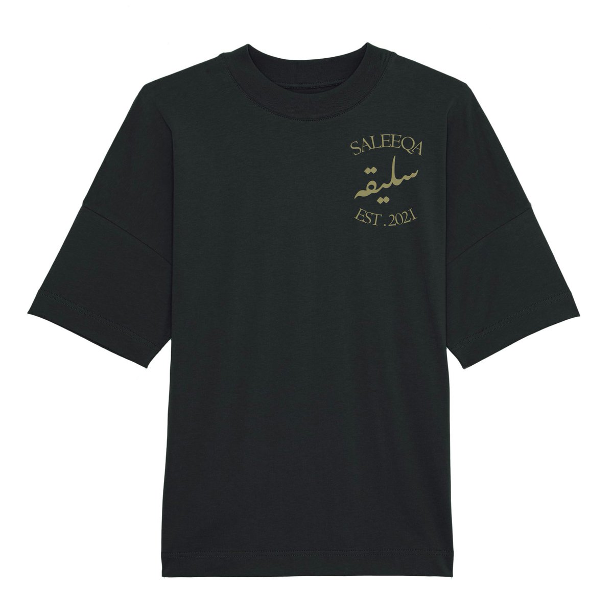 saleeqa_'s tweet photo. Designed for a casual look this summer, the Saleeqa Round-Logo heavyweight t-shirt features a boxy fit, dropped shoulder seam and a soft ribbed crew neck collar. A perfect year-round addition to your wardrobe. (JUNE 11TH) #saleeqa #ss22 https://t.co/HyHWwWlzOU