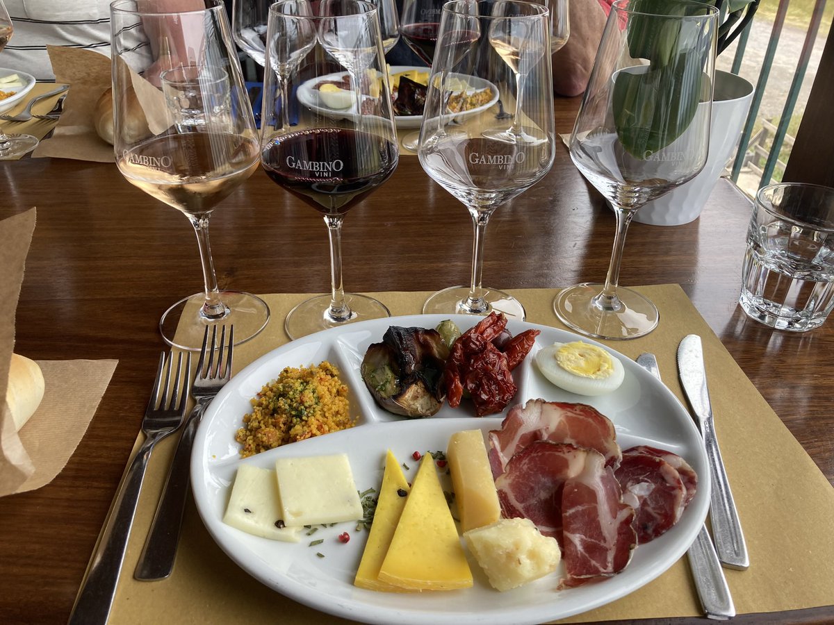 AnotherCorkery's tweet photo. Wine tasting in Sicily.  Gambino’s Winery. https://t.co/7uR9p6fZr3