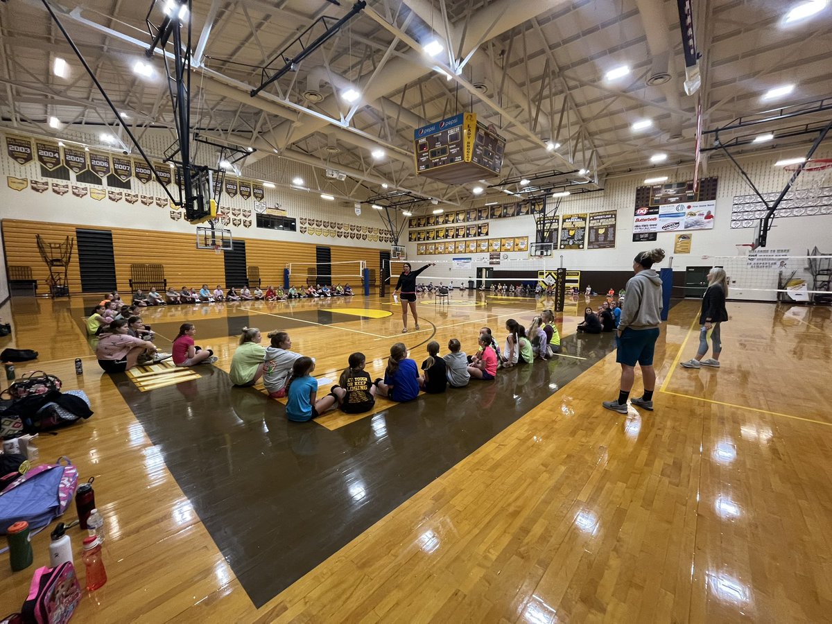WesternBrown_VB's tweet photo. Bronco camp is in full swing! 💛🏐 https://t.co/nc07t2uXvK
