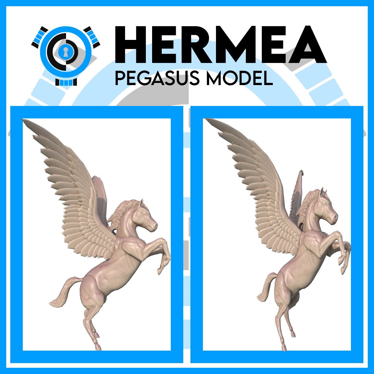 Does a Pegasus neigh? Well now you can find out by playing Hermea! This is the finalized Pegasus statue with textures that will be featured in our game 🐎#indiedev #gamedev #gamedevelopment #UE4 #madewithunreal #indiegame #IndieGameDev