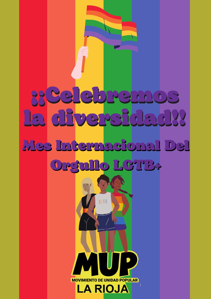 MUP_LR's tweet photo. #MUPLR,#LGTB+. Mes para conmemorar, celebrar, aprender y reflexionar. https://t.co/FOAisRzdAZ