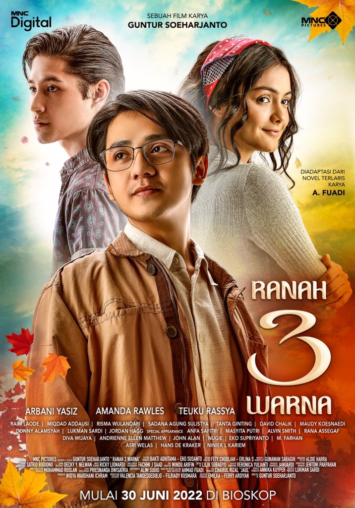mncpicturesID's tweet photo. OFFICIAL POSTER FILM RANAH 3 WARNA 🍁 

Sudahi overthinkingmu sekarang! karena #SemuaPunyaWarna dan semua punya jalannya masing-masing. Mari mencari jawaban dari setiap pertanyaan, melalui kisah Alif di Film #Ranah3Warna mulai 30 JUNI DI BIOSKOP!
#SemuaPunyaWarna https://t.co/Dpq3dtrtJn