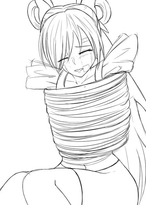 再度捕らえたのでお仕置きをしようとしたら泣き出してしましました。 