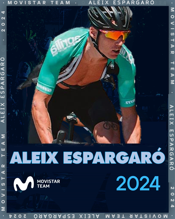 MovistarTactics's tweet photo. ✍️🤝😃 
¡¡Orgullosos de anunciar el fichaje de ALEIX ESPARGARÓ!!

El catalán firma hasta 2024, y se incorporará este mes al equipo, que ya pudo conocerle a lo largo de las distintas concentraciones a las que acudió antes.
Un placer tenerte en el equipo, Aleix.
#RodamosJuntos https://t.co/HQ1QIsHG4v