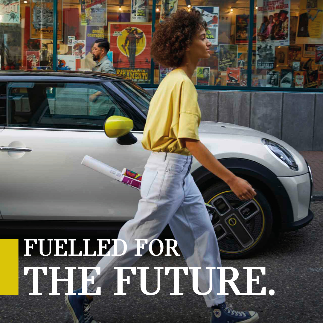 At MINI we’re all about sustainability and moving towards a greener tomorrow. The MINI Electric is fuelled for the future with its distinctive design, premium quality, and local emissions-free driving.