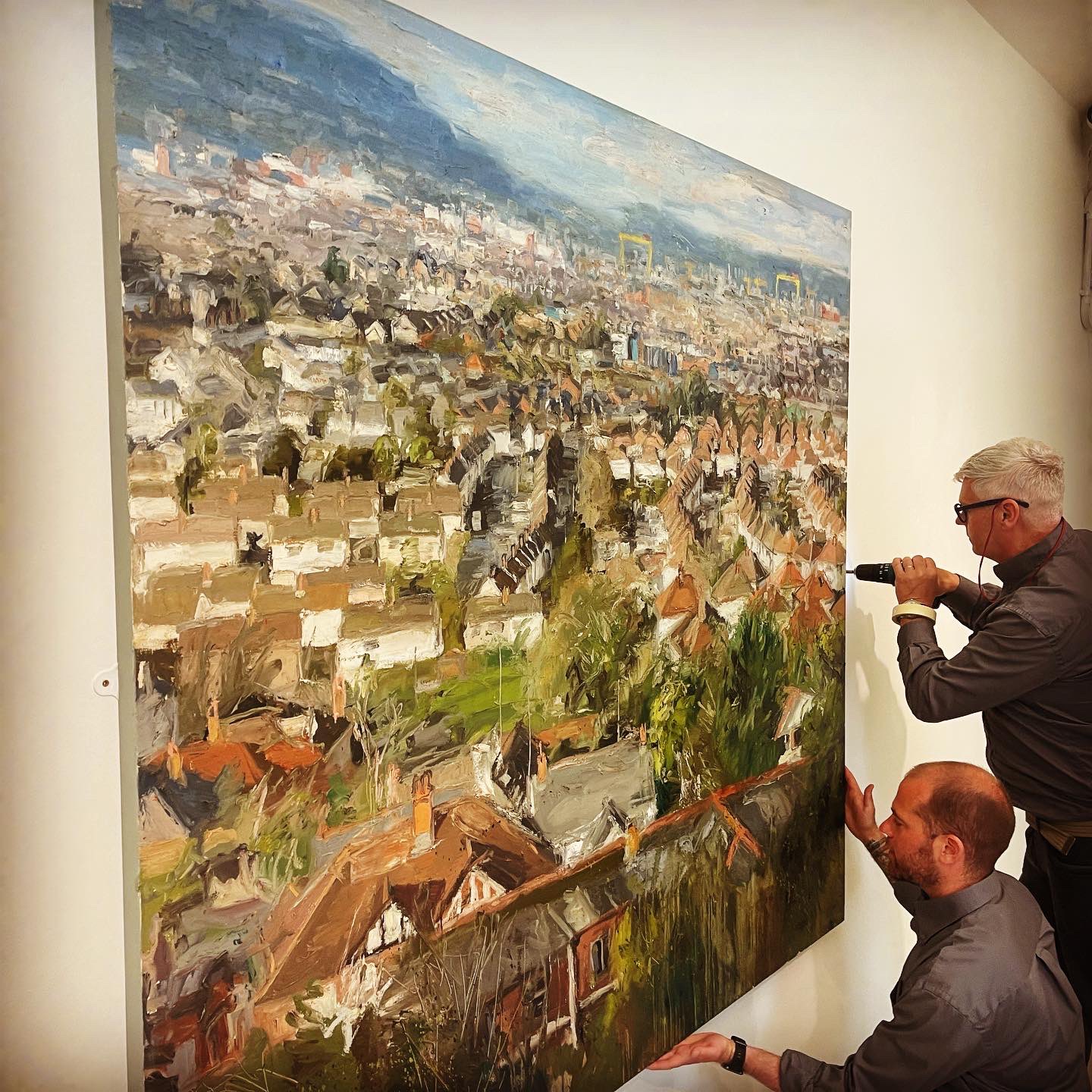 Colin Davidson on Twitter "Hanging at the FE McWilliam Gallery