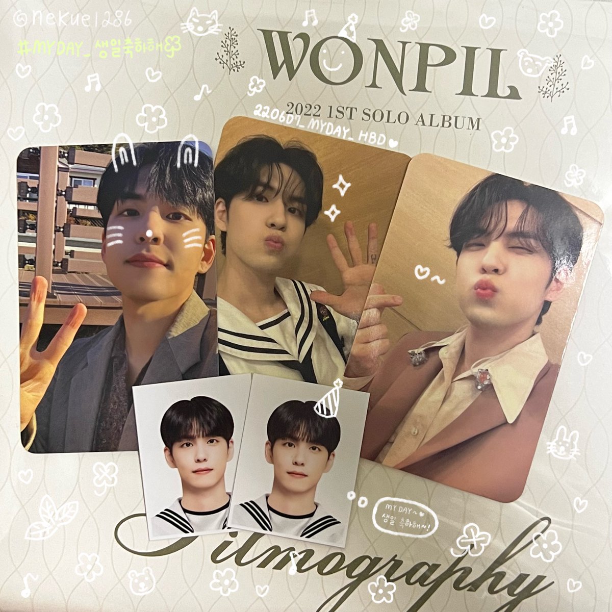 #마이데이 생일 기념 #RT 이벤트 💗

추첨을 통해 총 2분께 #원필 위주 구성인 랜덤박스를 보내 드립니다!✨

당첨자 발표는 6월 10일 (금) 입니다!

자세한 내용은 타래를 통해 확인해 주세요!🍀✨

#데이식스 #성진 #영케이 #영현 #도운 #day6 #myday