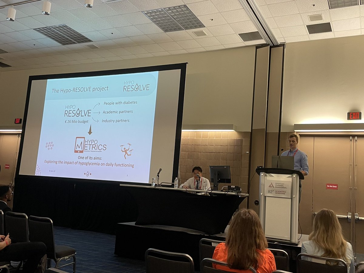 @uffehs presenting preliminary data from @HypoResolve showing the effects of symptomatic and asymptomatic hypoglycaemia #ADA2022