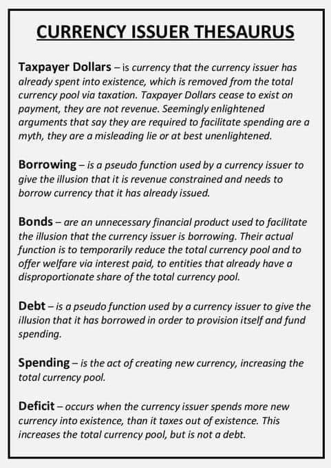 realityisralph's tweet image. In accounting terms you have to show "debt" and such in order to have accurate double entry bookkeeping. It's just the contra as it were. #MMT