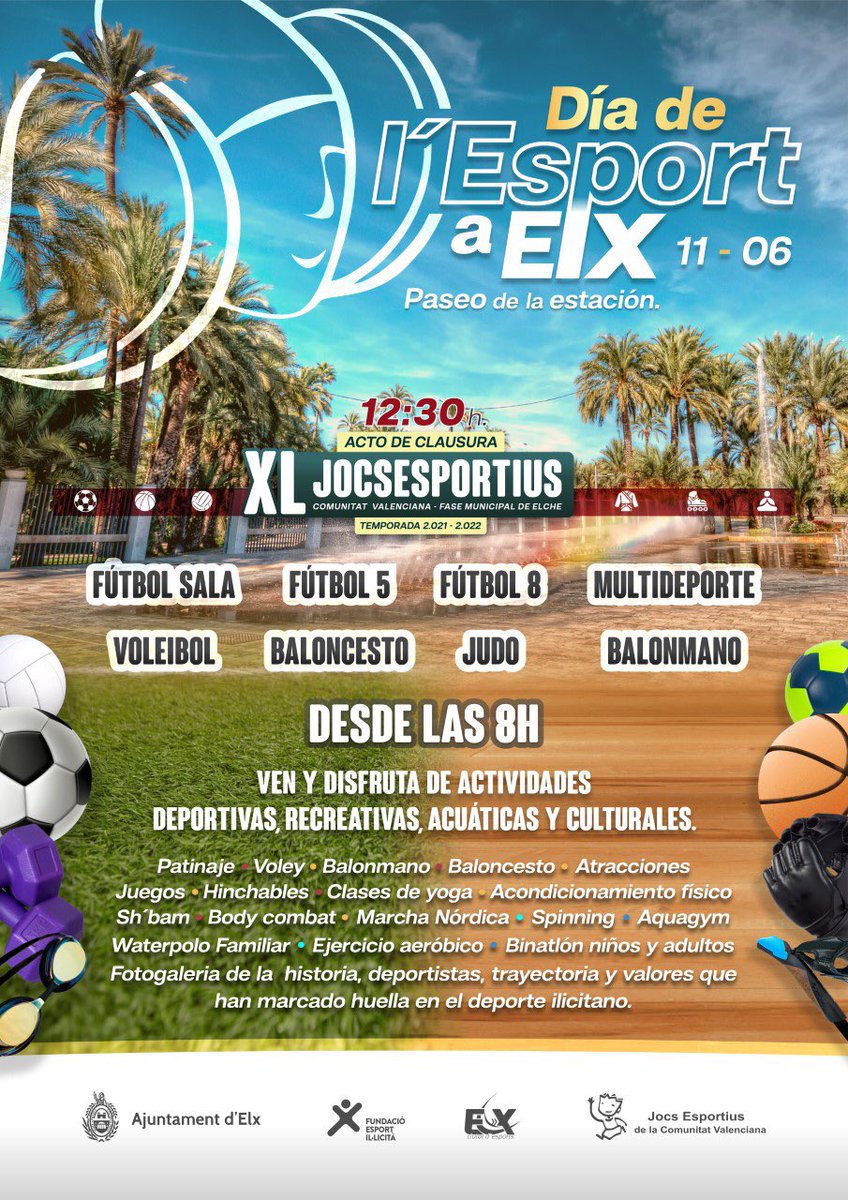 EscuelaCbmelche's tweet photo. 🤾🏻‍♂️Mini torneo de balonmano 🤾🏾                                                                                            
¡VEN CON TU EQUIPO!

🗓Sábado 11 de junio
🕘9:15 a 12:00h
📍 Pista del Balonmano Parque Deportivo

💸Actividad gratuita
🎁 Sorpresas para los participantes https://t.co/mCJBniKQBf