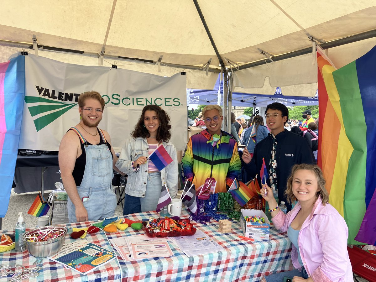 SumitomoBio's tweet photo. Members of our LGBTQ+ employee resource group ran a booth at the Lake County PrideFest.

@Allisonwalston, President of the PRIDE Employee Resource Group, said, “It makes me happy to see all the smiling faces of my colleagues, &amp; attendees have so much fun at this event.” #PRIDE https://t.co/FWUzcAwrR5