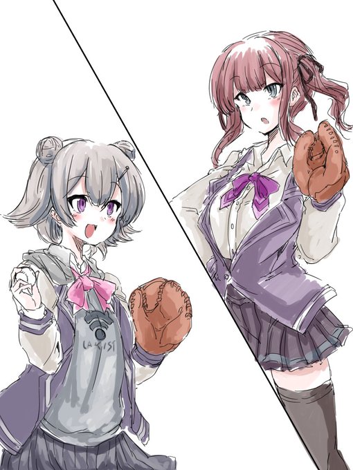 なんか突発で始まったワンドロでお題が
「小春六花・夏色花梨」
「野球」
でした 