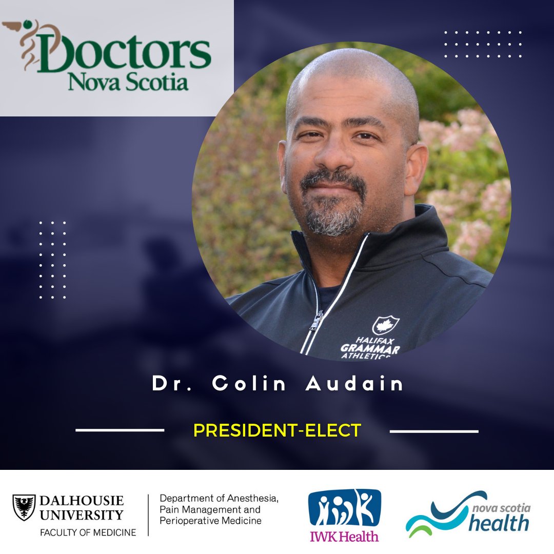Congratulations to <a href="/DalAnesthesia/">DalAnesthesia</a>'s Dr. Colin Audain who was welcomed in as the new president-elect to <a href="/Doctors_NS/">Doctors Nova Scotia</a>! ##DNSAGM2022 #DalProud <a href="/HealthNS/">Nova Scotia Health</a> @IWKHealth <a href="/DalMedSchool/">DalMedSchool</a>