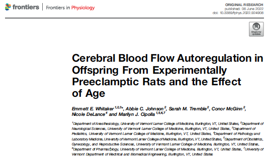 Emmett Whitaker, MD, FAAP🥼👨🔬🧠 (@ewhitakermd) on Twitter photo Check out our latest pub in <a href="/FrontPhysiol/">Frontiers - Physiology</a>! We show that #preeclampsia and #age lead to changes in cerebral blood flow #autoregulation in #offspring. Broad implications for #health and #disease! #pedsanes
frontiersin.org/article/10.338… Check out our latest pub in <a href="/FrontPhysiol/">Frontiers - Physiology</a>! We show that #preeclampsia and #age lead to changes in cerebral blood flow #autoregulation in #offspring. Broad implications for #health and #disease! #pedsanes
frontiersin.org/article/10.338…