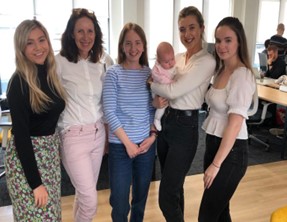 It was a fun-filled week with visits to our Leeds office space from both new and former faces of Intandem! 

It was a pleasure for us all to meet Account Director Alex’s baby Freya, the newest addition to Intandem, and for Susan and I to catch up with our former colleague Helen.