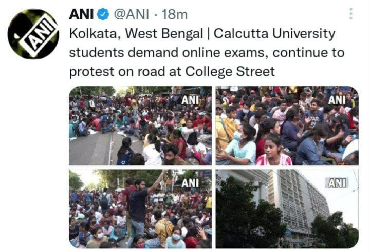 BombomPipi's tweet photo. Shame on Kolkata Police and Shame on IPS Rupesh Kumar
#CUwantOnlineExam #REVOKE_IPS_RUPESH_KUMAR #REVOKE_VC_CALCUTTAUNIVERSITY @MamataOfficial @KolkataPolice @WBPolice @jdhankhar1 @abpanandatv @aajtak @ANI @ZeeNews @Republic_Bharat https://t.co/PuFo8vxJyZ https://t.co/4g0PohMM4L