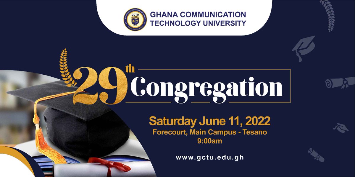 gctuonline's tweet image. Congratulations to our well-deserved graduands!
#GCTU
