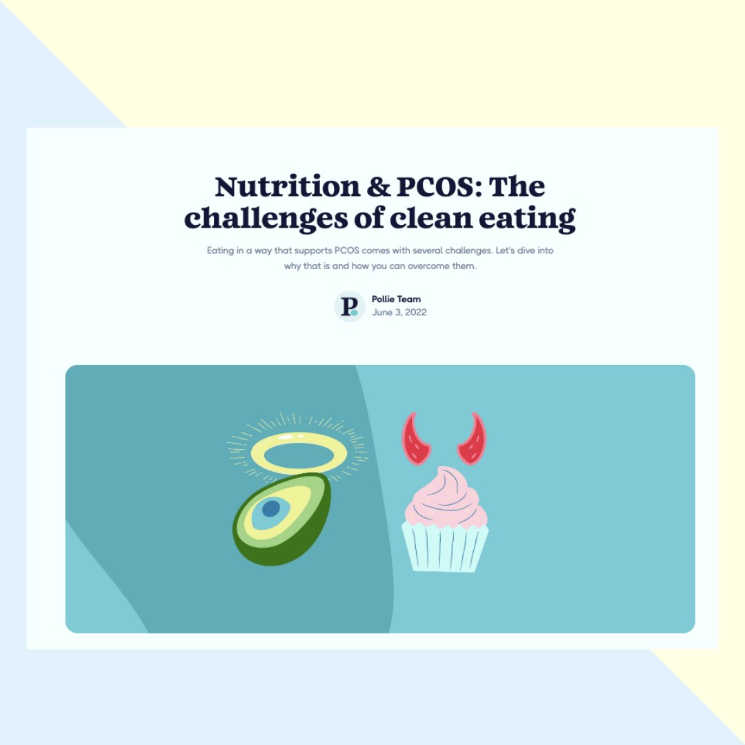 Eating in a way that supports PCOS comes with its own set of challenges that is not talked about enough, so let's talk about it! 👉 bit.ly/3MjfhXP