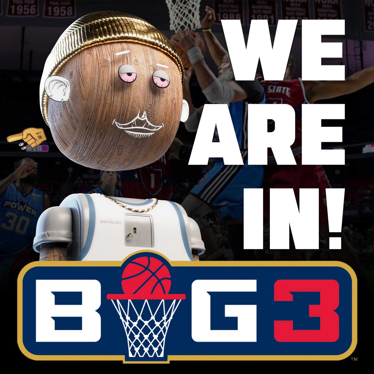 Did y’all catch the news yesterday? Looking forward to some more BIG announcements soon!

#BIG3 #NFTs #NFTcommunity #web3  #Basketball