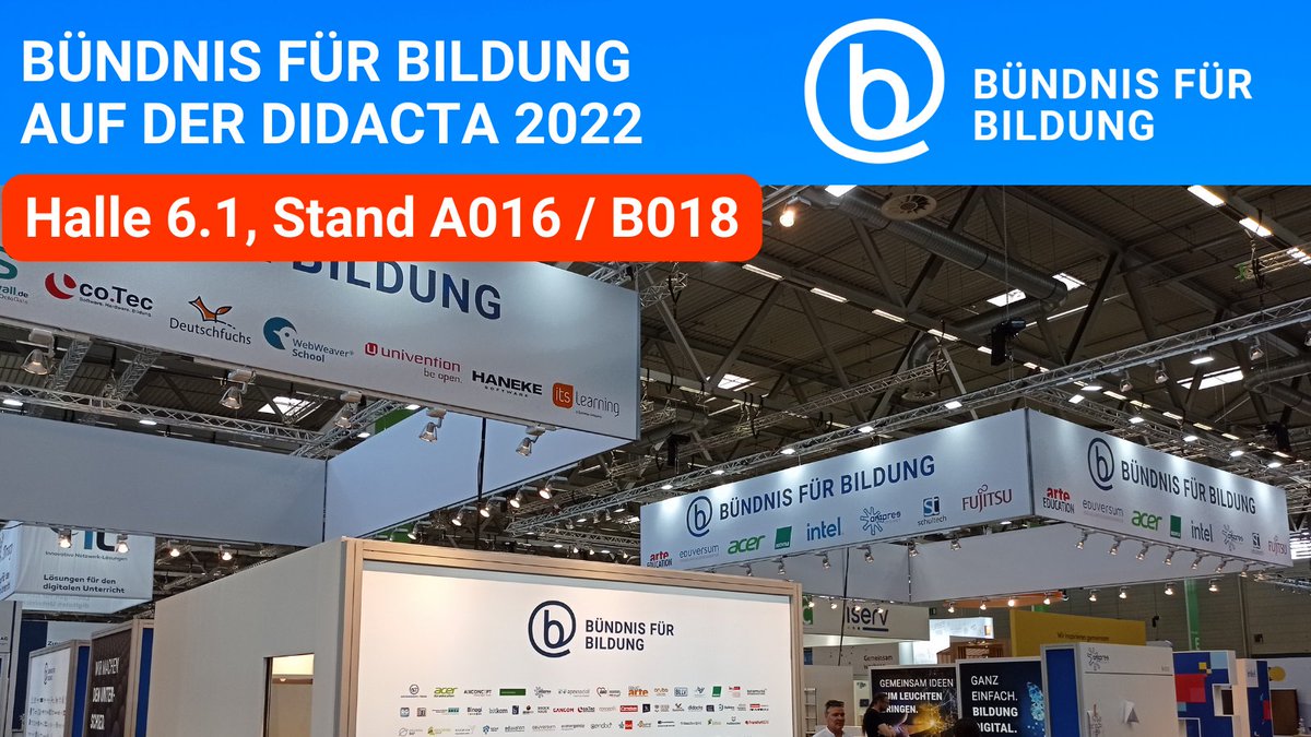 Der Aufbau ist fast abgeschlossen. Wir freuen uns schon sehr, ab morgen mit vielen unserer Mitglieder gemeinsam auf der #didacta  präsent zu sein - nach 2 Jahren Corona-Pause.➡️ bfb.org/didacta2022

Besuchen Sie uns in Halle 6.1, Stand A016/B018.

<a href="/didactaDIGITAL/">Didacta Verband</a> #didacta22