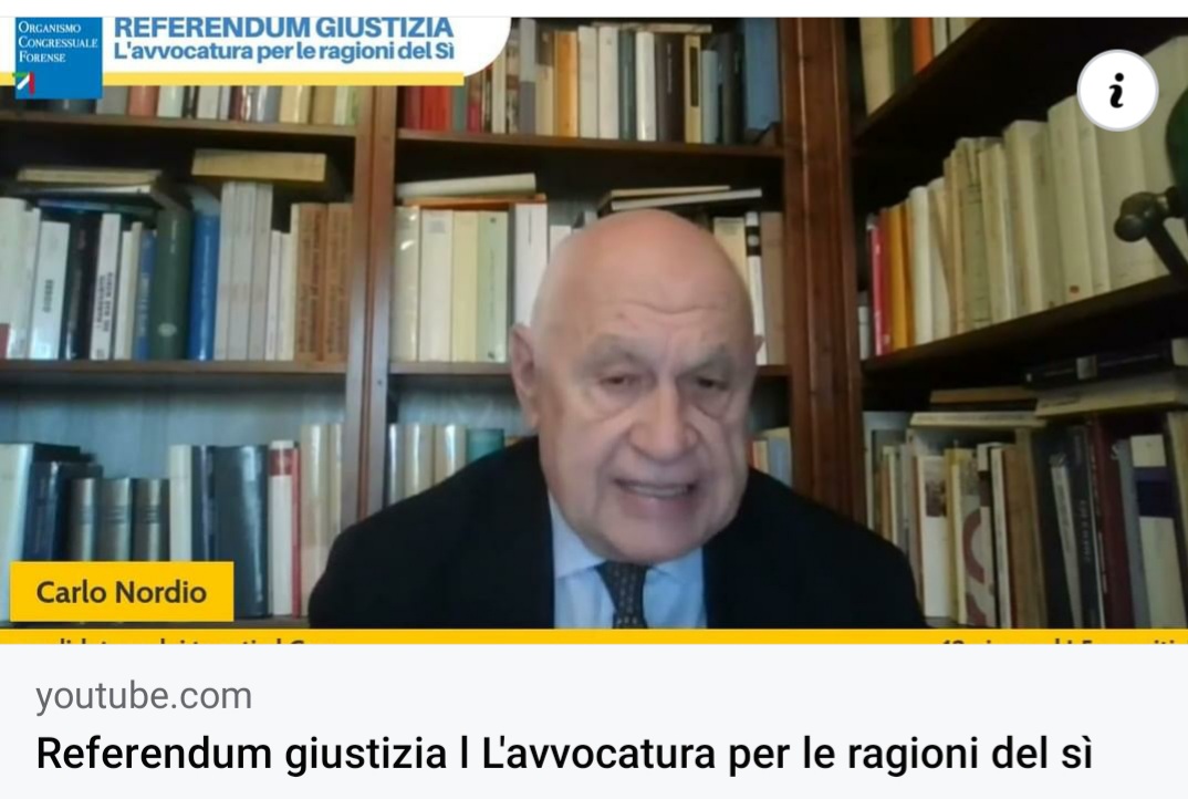 #Referendum #giustizia | L'#avvocatura per le ragioni del #SI

Sulla web tv di Organismo Congressuale Forense #OCF:
youtube.com/watch?v=bGs_GZ…