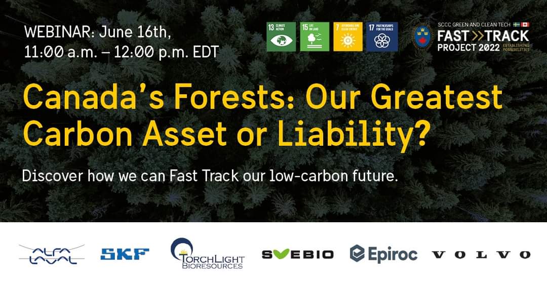 SwedishCanadian's tweet photo. Join us on June 16th for a webinar to learn about Canada’s forests; are they our greatest carbon asset or a liability? 🌳🌲

More info: https://t.co/U0HROGwqiB 

@EUCCAN_ #FastTrack #Webinar #SwedenInCanada https://t.co/bd63bsDjIB