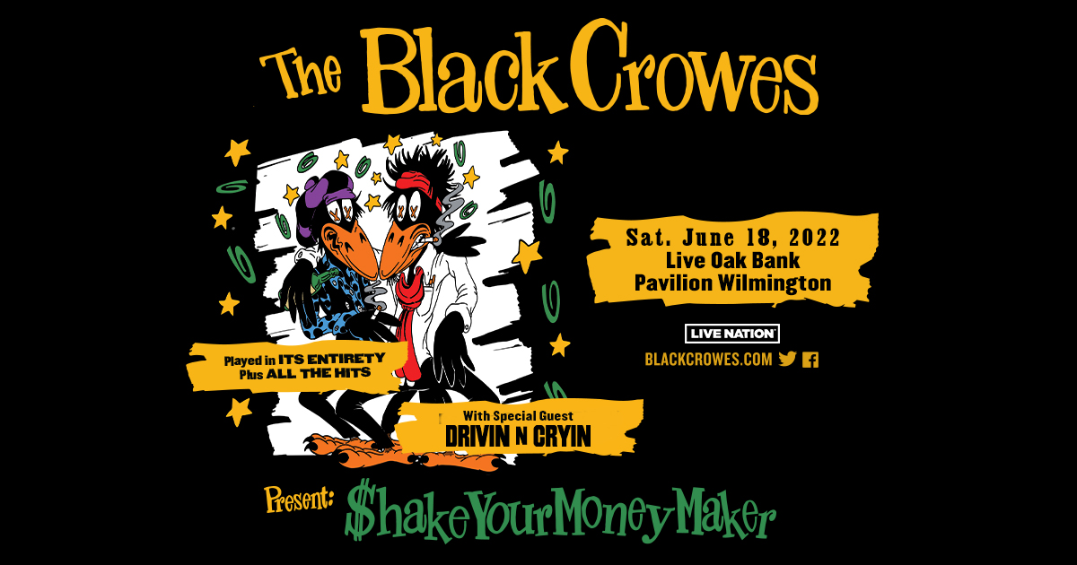 Click to buy your tickets today for The Black Crowes: bit.ly/BlkCrowesWILM22