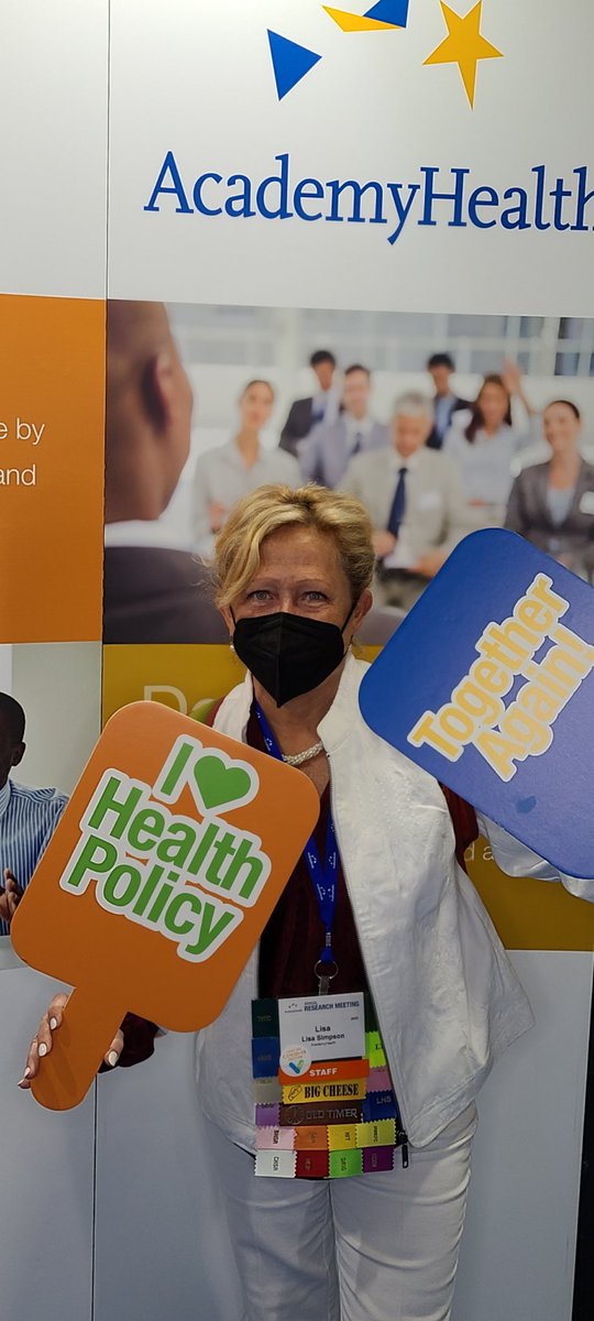 AcademyHealth's tweet photo. Meet us at the TweetUp at 10:45 today! Meet fellow tweeters and take pictures at the AcademyHealth booth #ARM22 ⁦@DrSimpsonHSR⁩ https://t.co/Qkqa1iihLK
